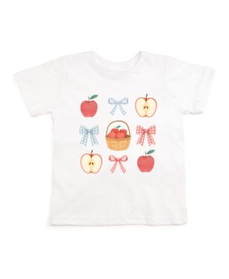 Sweet Wink Little Girls Apple Picking Cutie Short Sleeve T-Shirt