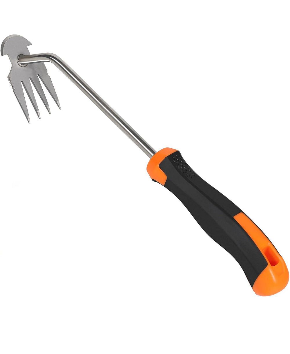 XDOVET Weed Remover Tool Garden Portable Rubber Handle
