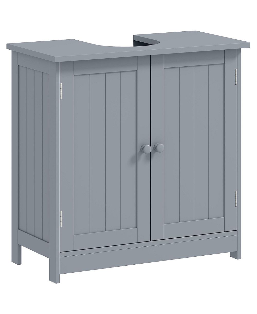 PHYING  Pedestal Sink Storage Cabinet Multifunctional Under Sink Bathroom Cabinet with U Shape Design 2 Doors and Inner Shelf for Bathroom