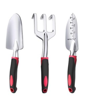 XDOVET Garden Tool Set Aluminum Shovel Rake Transplant