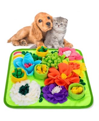 ARONKL Slow Feeding Sniff Mat For Dogs Cats Rabbits Mental Stimulation Foraging Training
