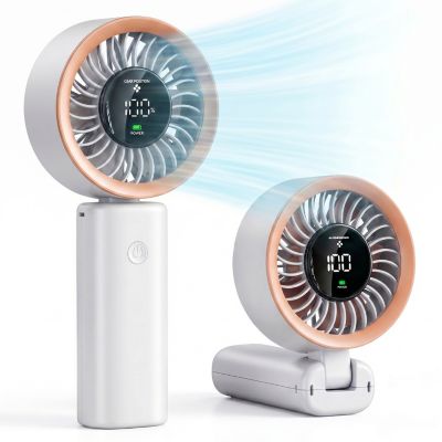 Cowin портативный ручной вентилятор с LED дисплеем