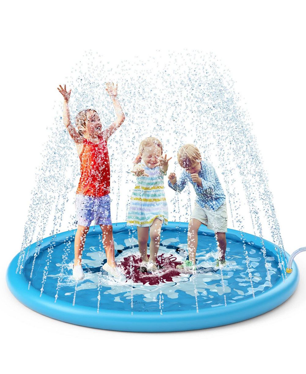 Надувной игровой коврик-спринклер AOFAR 68" Splash Pad Shark Pool