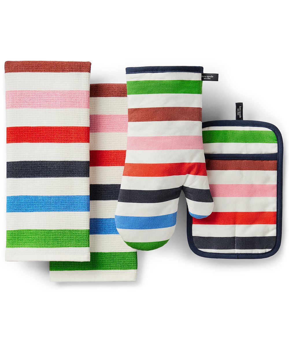 kate spade new york Adventure Stripe 4-Piece Kitchen Essentials Set