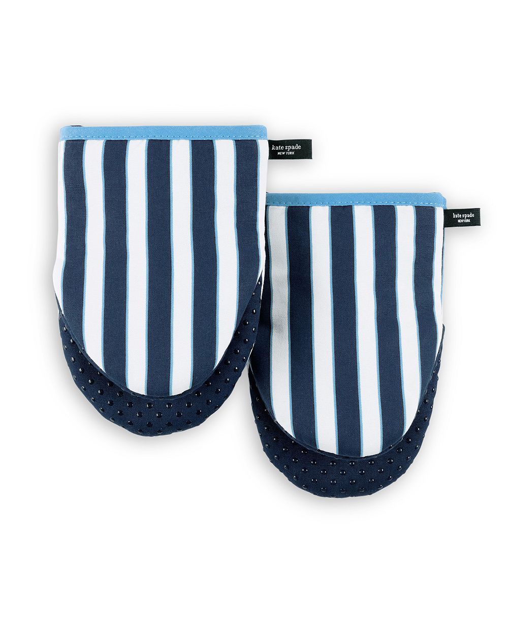 kate spade new york Botanical Stripe 2-Pack Mini Oven Mitts