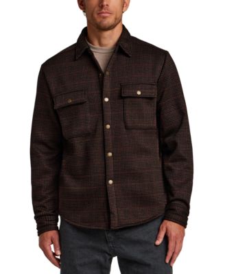 Weatherproof Vintage Men's  Vintage Knit Check Shirt Jacket