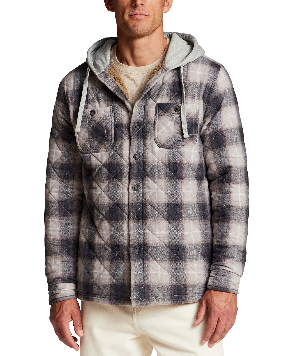 Weatherproof Vintage Men's Quilted Sherpa Shirt Jacket
