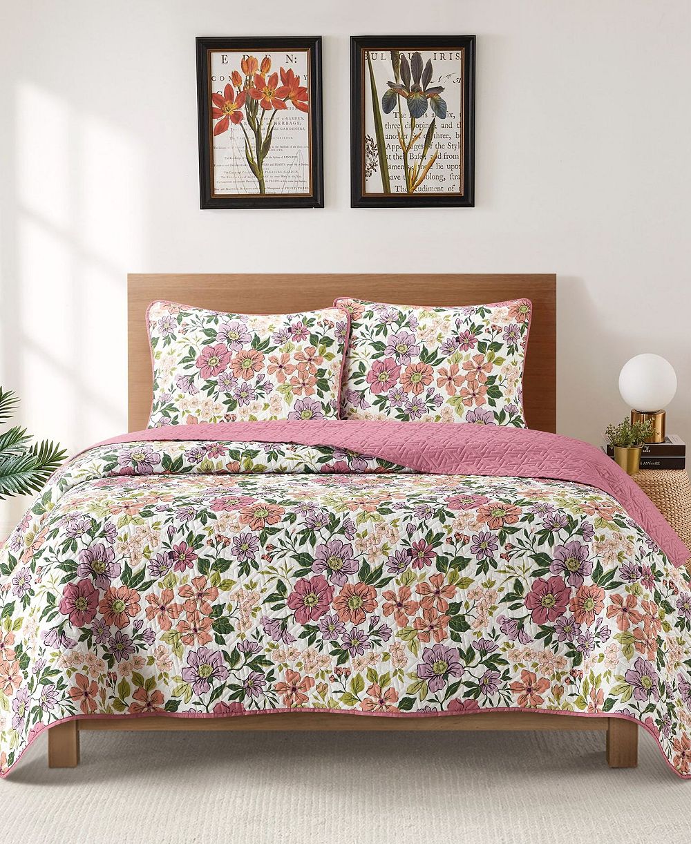 Комплект из 3 покрывал Stratford Park Flora Floral, Queen