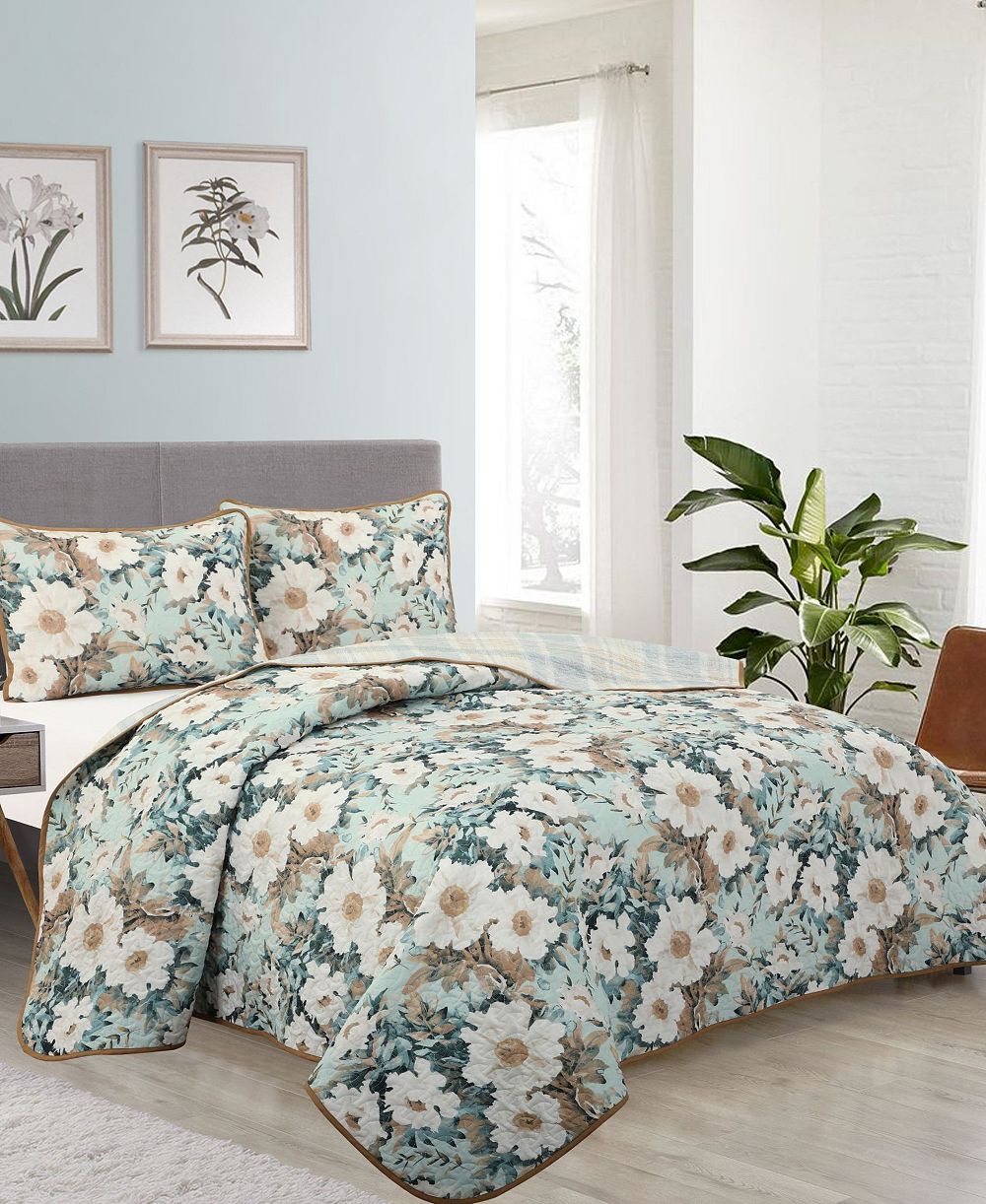 Комплект из 3-х стеганых покрывал Stratford Park Rosa Floral, King