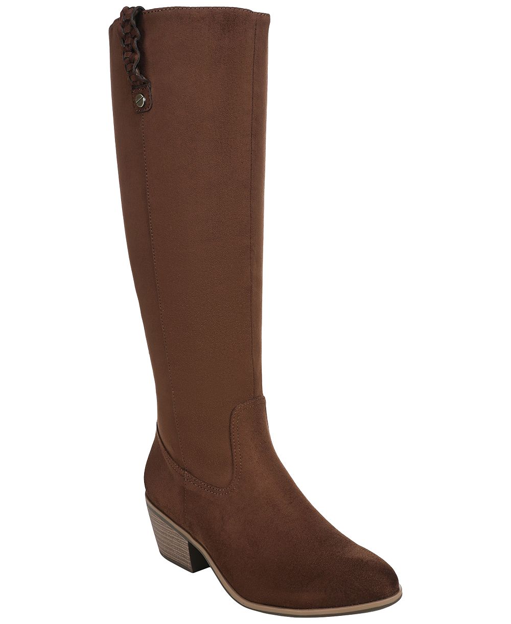 Dr. Scholl's Women's Calista Wide-Calf Zipper Tall Boots