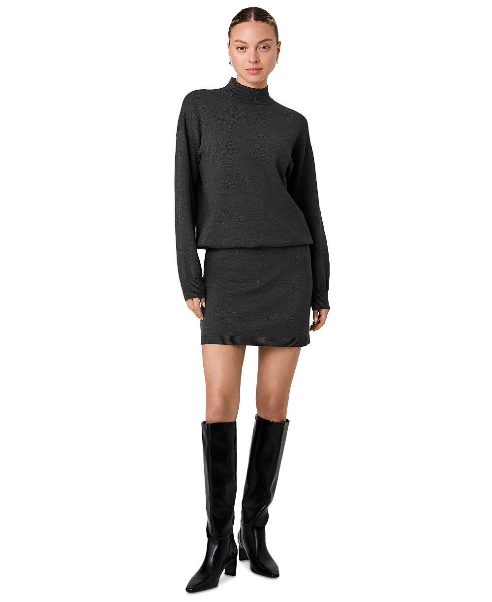 Женское мини-платье French Connection Cosysoft Mock Neck Long-Sleeve