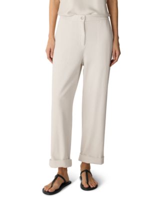 Eileen Fisher Petite Straight Ankle Pant High-Rise Pants