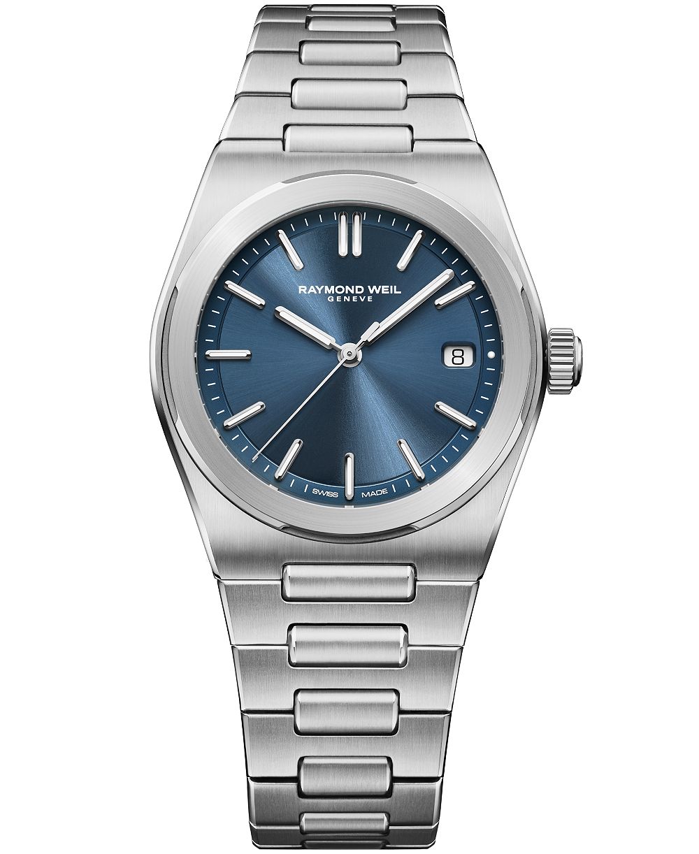 Мужские серебристые часы Raymond Weil из нержавеющей стали 38mm