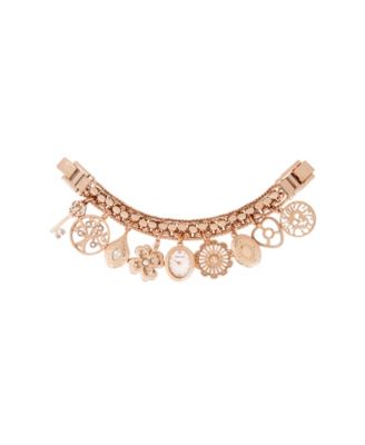 Женские кварцевые часы Anne Klein с многослойным браслетом в цвете Rose Gold, 18mm x 22mm
