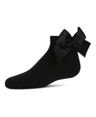 Детские носочки MeMoi Baby Girls Bow-on-Back Cotton-Rich Anklet