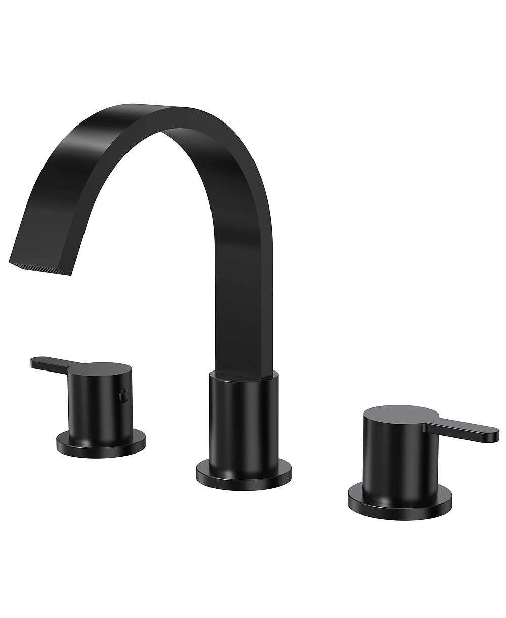 EVERSTEIN Widespread Bathroom Faucet 3 Hole 2-handle Bathroom Sink Faucet with Drain Assembly
