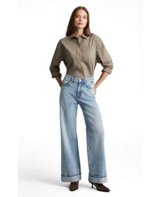 Женские джинсы Mavi Jeans Florida Mid Rise Wide Leg