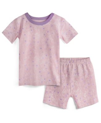 Mightly Toddler Fair Trade 100% Organic Cotton Tight Fit Shortie Pajamas, 2-Piece Set