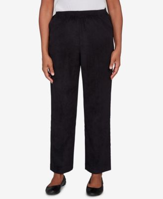 Alfred Dunner Women's Corduroy Elasticband Waist Pants