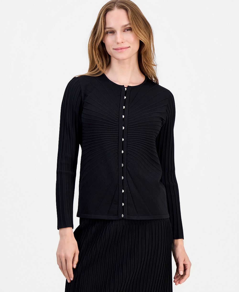 Кардиган Anne Klein Women's Boat-Neck Sunburst