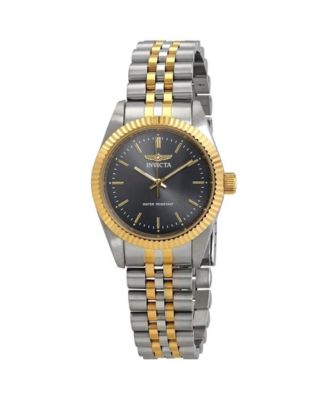Женские часы Invicta 29400 Specialty Quartz с угольным циферблатом