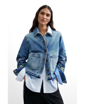 Женская джинсовая куртка Desigual из хлопка