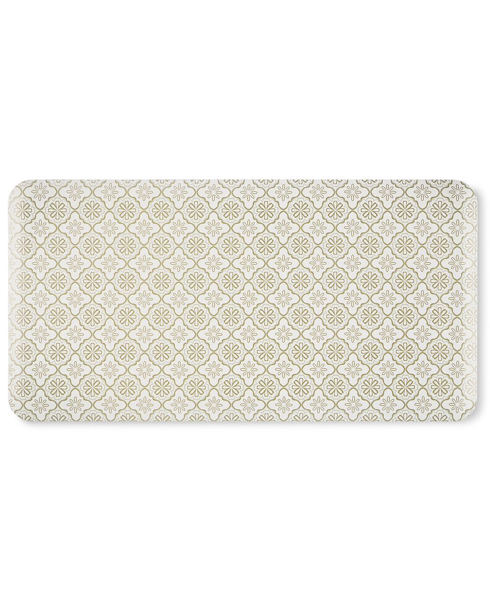 Кухонный коврик Draper James Allover Geo Floral Bistro Bevel Edge Comfort, 39" x 19.69"