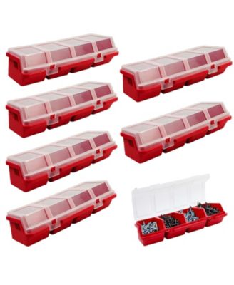 XDOVET Screw Organizer Storage Box with Lids