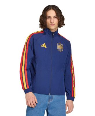 Мужская куртка Adidas Navy Spain National Team 2026 Home Full-Zip Game Day Anthem