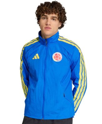 Мужская куртка Adidas Colombia National Team 2026 Home Full-Zip Game Day Anthem Blue