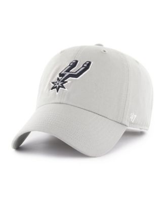 Мужская кепка '47 Brand Silver San Antonio Spurs Clean Up Adjustable