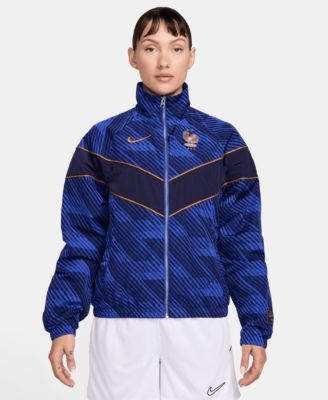 Nike Женская ветровка Windrunner UV синего цвета, сборная Франции