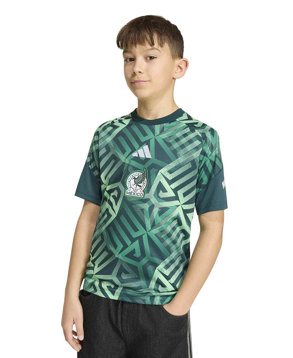 Adidas джерси сборная Мексики 2026 Pre-Match Зеленый, Детский
