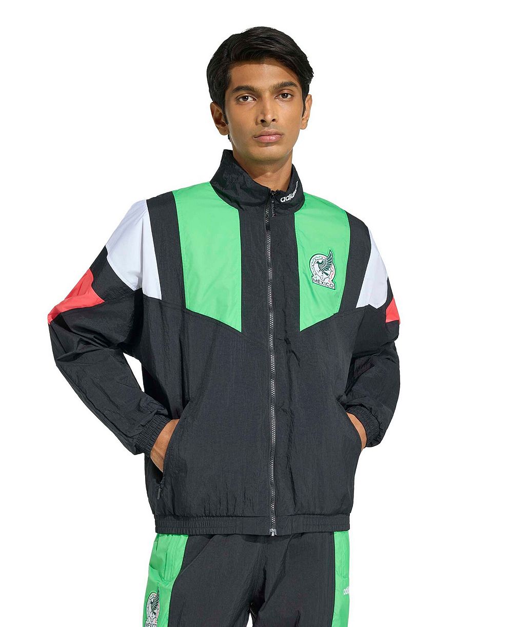 Adidas Мужская спортивная кофта Mexico National Team EQT Full-Zip Track Sweatshirt, черная