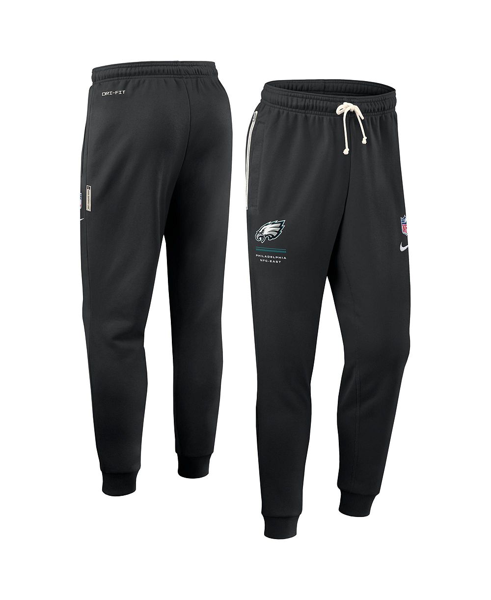 Nike Men's Black Philadelphia Eagles Sideline Standard Issue Dri-FIT Taper Pants