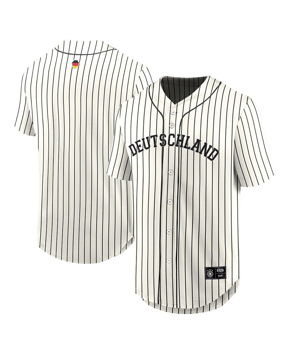 Fanatics Мужской бейсбольный джерси Germany National Team, Cream, Oversized