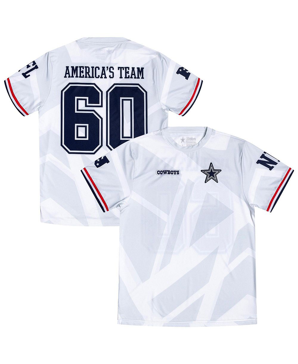 Dallas Cowboys Merchandise Men's Gray Dallas Cowboys America's Team Fashion Soccer T-Shirt