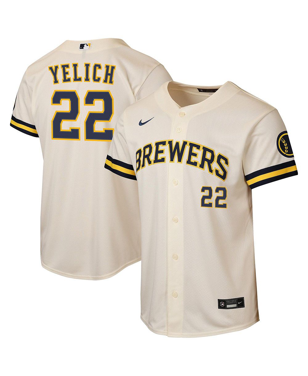 Nike детская джерси Christian Yelich Milwaukee Brewers