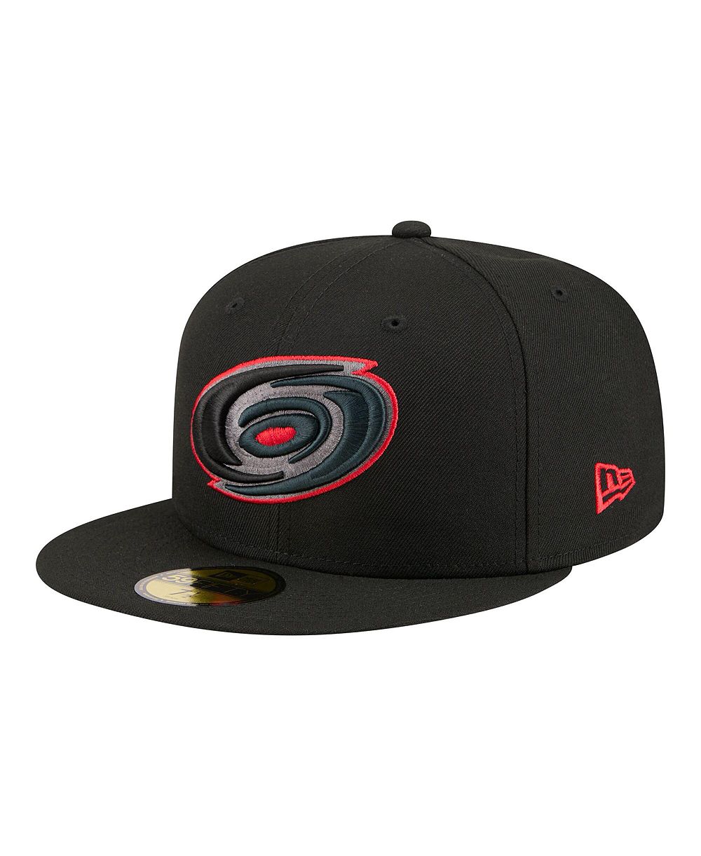 Мужская кепка New Era Black Carolina Hurricanes 59FIFTY Fitted