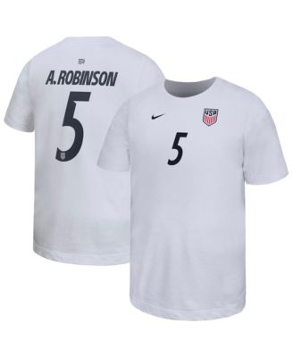 Nike Big Boys and Girls Antonee Robinson White USMNT Home Player Name & Number T-Shirt