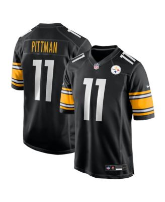 Мужская джерси Nike Michael Pittman Jr. Black Pittsburgh Steelers Game Jersey
