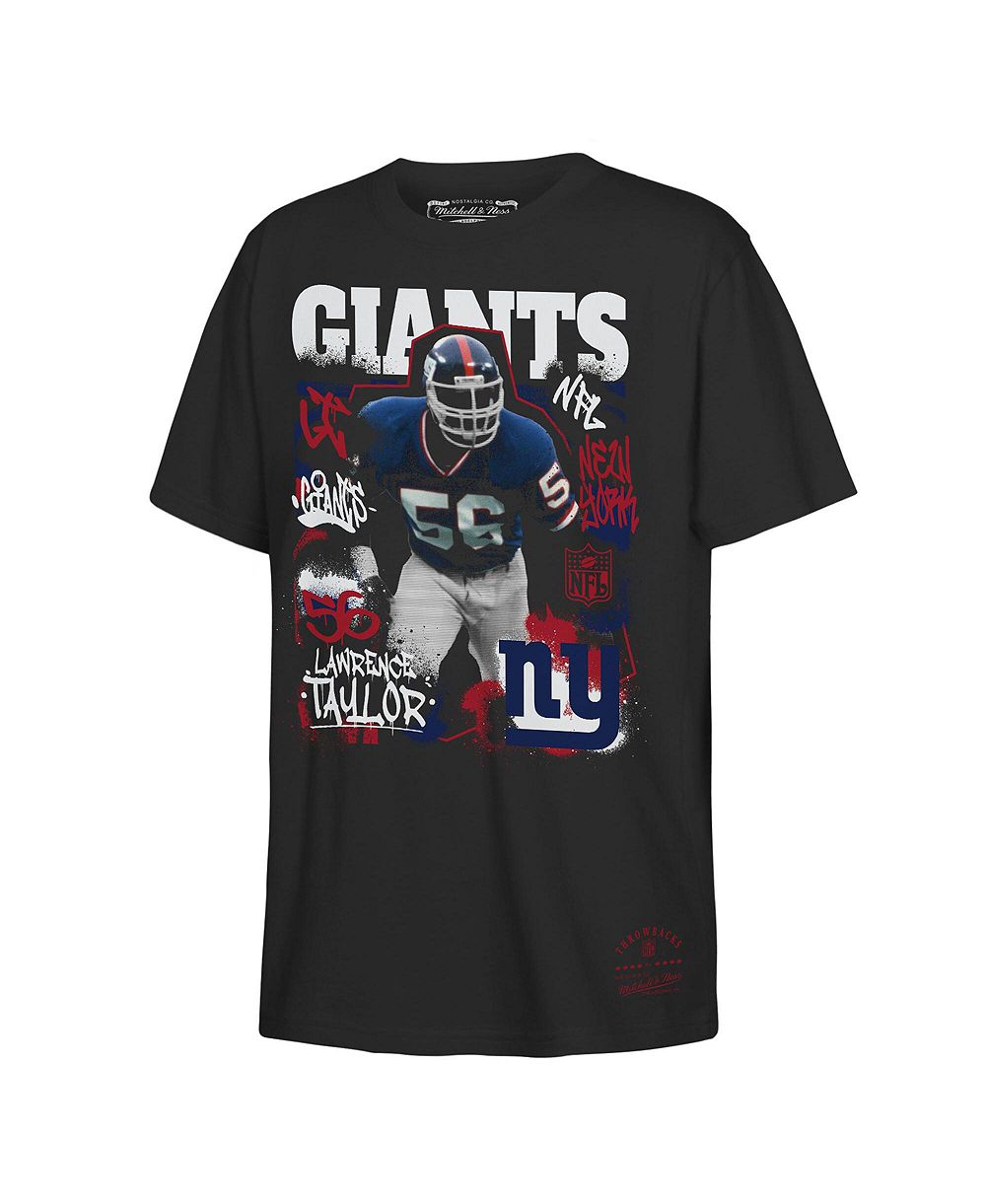Mitchell & Ness детская футболка Lawrence Taylor Black New York Giants Star Player