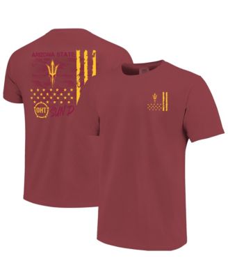 Image One Мужская футболка с принтом Arizona State Sun Devils, камуфляжный накат, Comfort Colors