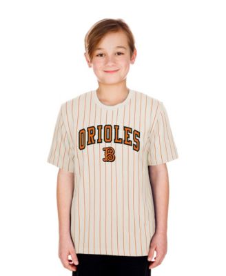 Детская футболка New Era Baltimore Orioles 2026 City Connect в полоску