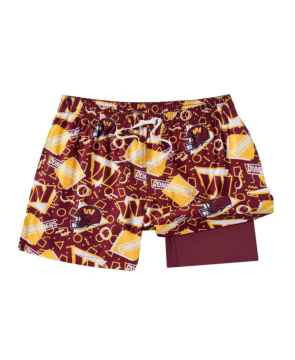 Мужские плавательные шорты Chubbies Washington Commanders Game Day Fit Classic Lined