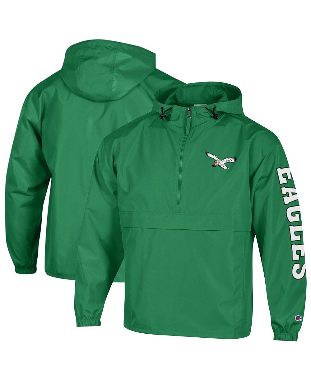 Champion Мужской ветровка с капюшоном Half-Zip Philadelphia Eagles