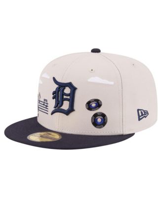 Мужская кепка New Era Men's Khaki Detroit Tigers City Icon 59FIFTY Fitted Hat