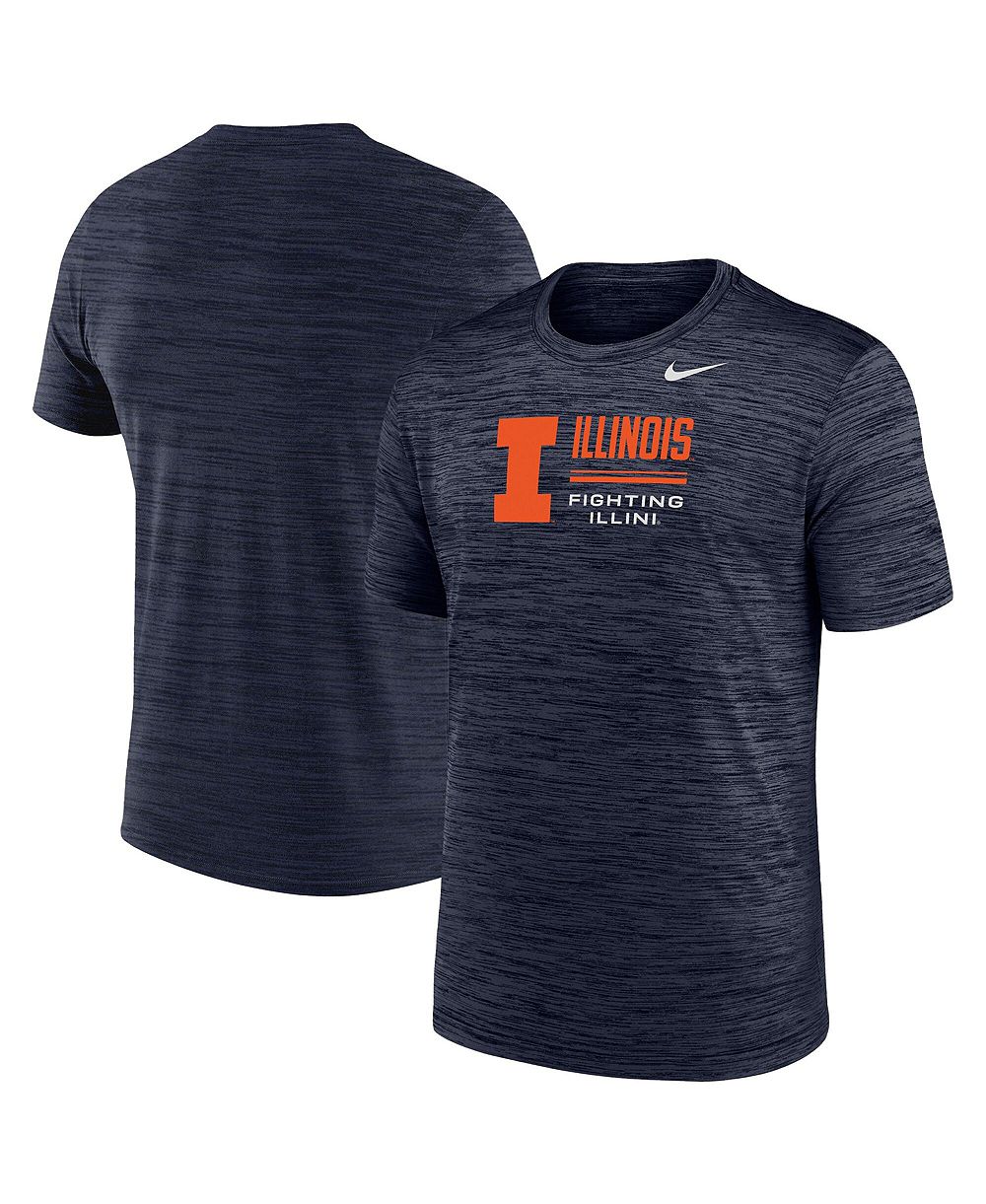Nike Men's Navy Illinois Fighting Illini Velocity Dri-FIT T-Shirt