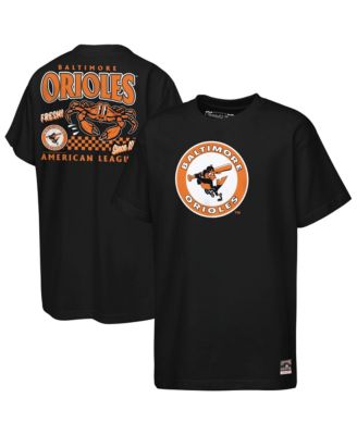 Mitchell & Ness Big Boys and Girls Black Baltimore Orioles Cooperstown Concession T-Shirt