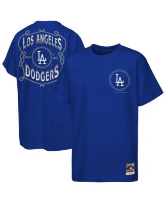 Детская футболка Mitchell & Ness Los Angeles Dodgers Cooperstown Rodeo Rope для мальчиков и девочек